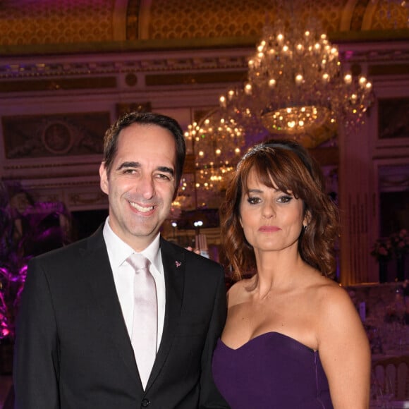 Exclusif - Vincent Pimont, Faustine Bollaert - Soirée de gala au profit de l'association "Europa Donna France", organisée par Hotel Peninsula. Paris, le 29 septembre 2022. © Christophe Clovis-Rachid Bellak / Bestimage