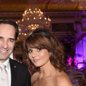 Exclusif - Vincent Pimont, Faustine Bollaert - Soirée de gala au profit de l'association "Europa Donna France", organisée par Hotel Peninsula. Paris, le 29 septembre 2022. © Christophe Clovis-Rachid Bellak / Bestimage