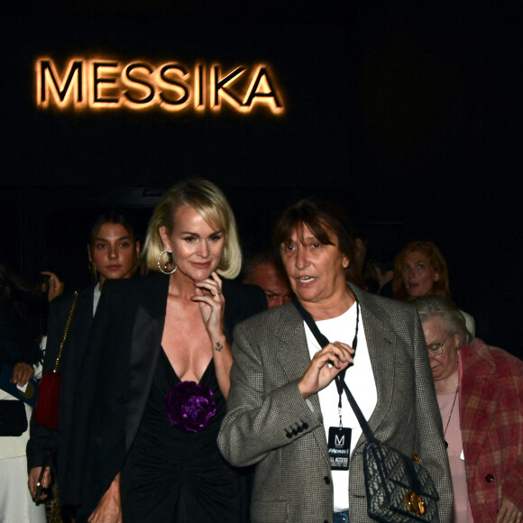 Exclusif - Laeticia Hallyday, Anne Marcassus - Arrivées au défilé de mode Messika haute joaillerie 2022 collection " Beyond The Light " lors de la fashion week prêt-à-porter femme printemps-été 2023. Le 29 septembre 2022 