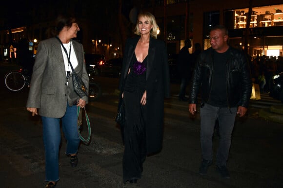 Exclusif - Laeticia Hallyday, Anne Marcassus - Arrivées au défilé de mode Messika haute joaillerie 2022 collection " Beyond The Light " lors de la fashion week prêt-à-porter femme printemps-été 2023. Le 29 septembre 2022 