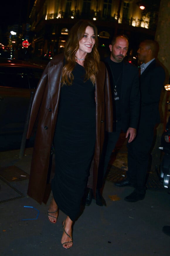 Exclusif - Carla Bruni-Sarkozy - Arrivées au défilé de mode Messika haute joaillerie 2022 collection " Beyond The Light " lors de la fashion week prêt-à-porter femme printemps-été 2023. Le 29 septembre 2022 