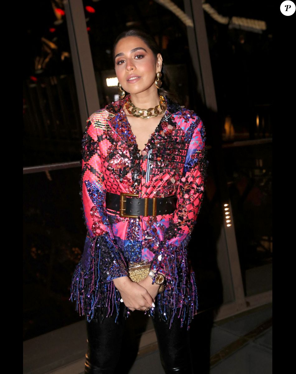 Summaya Shah - Défilé de Christian Louboutin dans les Salons Eiffel de la Tour Eiffel dans le cadre de la Collection Femme Prêt-à-porter Printemps/Eté 2023 de la Fashion Week de Paris (PWF), France, le 30 septembre 2022. © Bertrand Rindoff/Bestimage