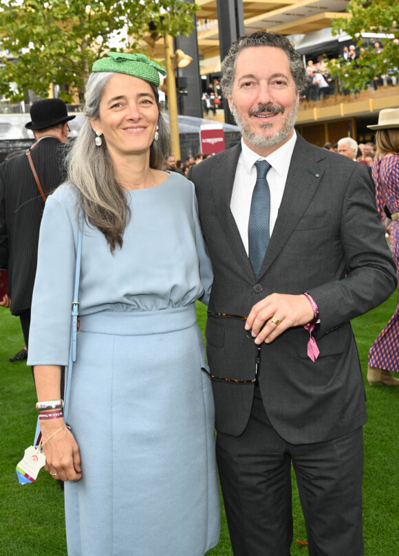 Guillaume Gallienne avec sa femme Amandine - Qatar Prix de l'Arc de Triomphe à l'hippodrome Paris Longchamp le 2 octobre 2022. © Coadic Guirec/Bestimage/Bestimage
