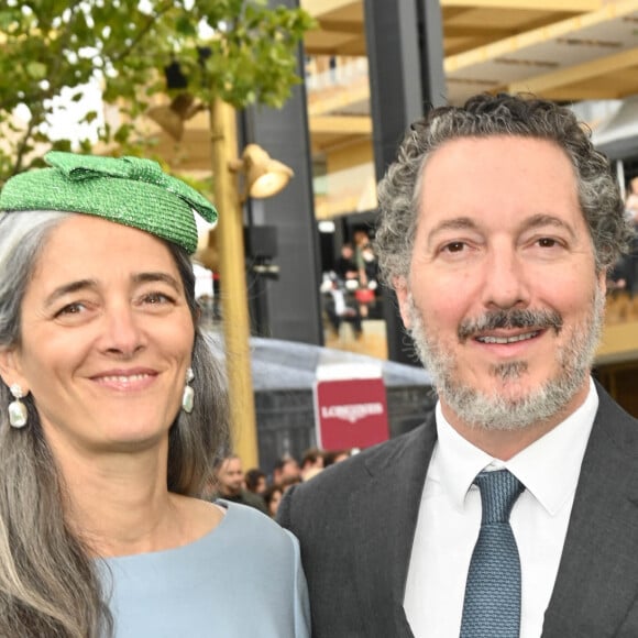 Guillaume Gallienne avec sa femme Amandine - Qatar Prix de l'Arc de Triomphe à l'hippodrome Paris Longchamp le 2 octobre 2022. © Coadic Guirec/Bestimage/Bestimage