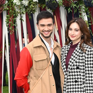 Billy Crawford avec son amie - Qatar Prix de l'Arc de Triomphe à l'hippodrome Paris Longchamp le 2 octobre 2022. © Coadic Guirec/Bestimage/Bestimage