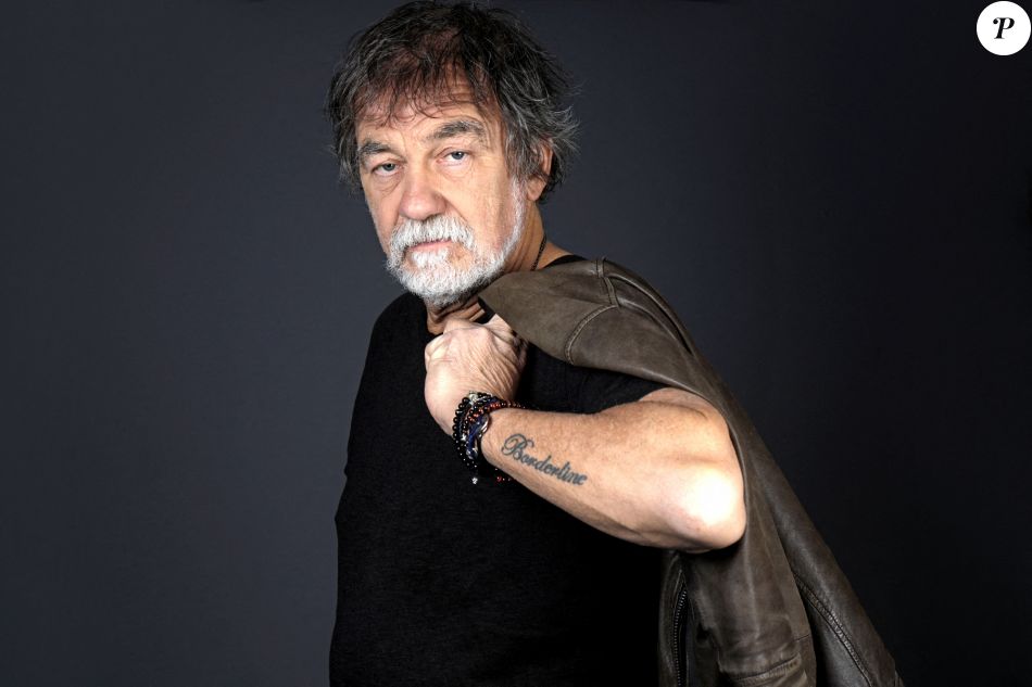 Portrait de l'acteur réalisateur Olivier Marchal à Paris en marge de l