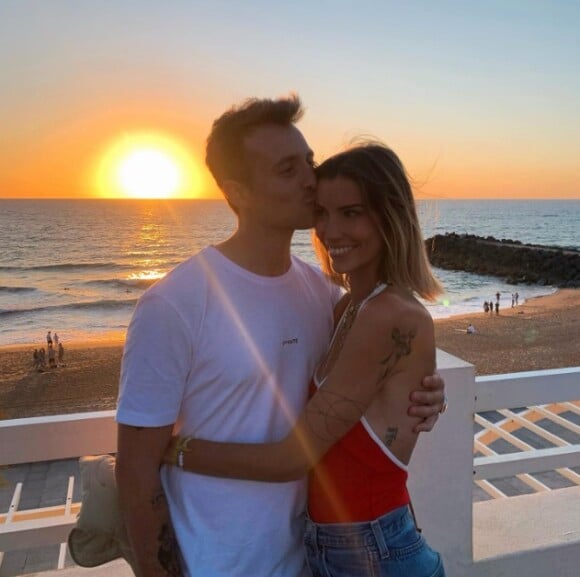 Alexandra Rosenfeld et son compagnon Hugo Clément. Instagram. Le 9 juillet 2022.