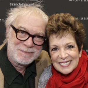 Catherine Laborde et son mari Thomas Stern - Salon du livre de Paris le 16 mars 2019. © Cédric Perrin/Bestimage