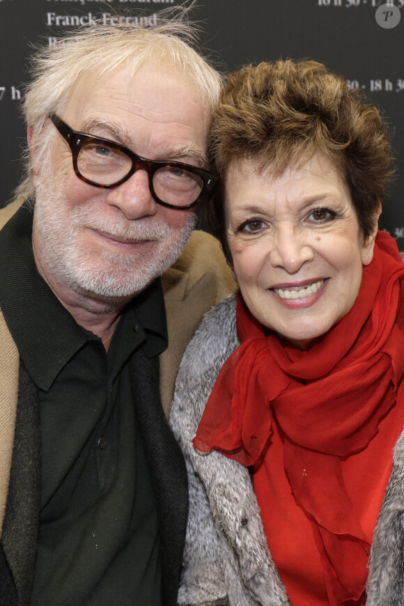 Catherine Laborde et son mari Thomas Stern - Salon du livre de Paris le 16 mars 2019. © Cédric Perrin/Bestimage
