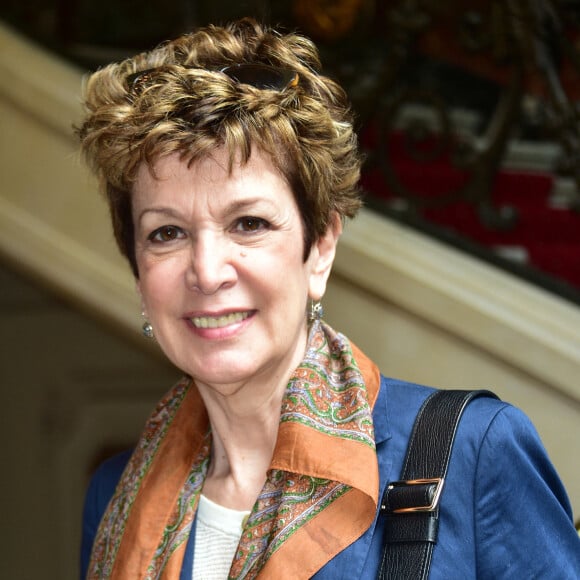 Catherine Laborde - Conférence de presse de l'opération "La flamme Marie Claire" à l'hôtel Le Marois à Paris le 15 juin 2015