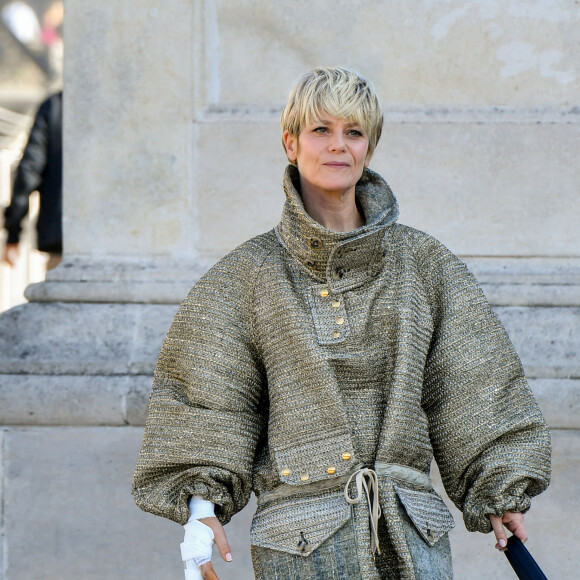 Marina Foïs - Arrivées au défilé Louis Vuitton Collection Femme Prêt-à-porter Printemps/Eté 2023 lors de la Fashion Week de Paris (PFW), France, le 4 octobre 2022. © Veeren-Clovis/Bestimage 
