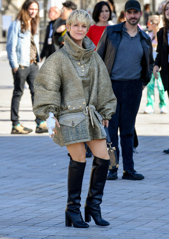 Marina Foïs - Arrivées au défilé Louis Vuitton Collection Femme Prêt-à-porter Printemps/Eté 2023 lors de la Fashion Week de Paris (PFW), France, le 4 octobre 2022. © Veeren-Clovis/Bestimage 