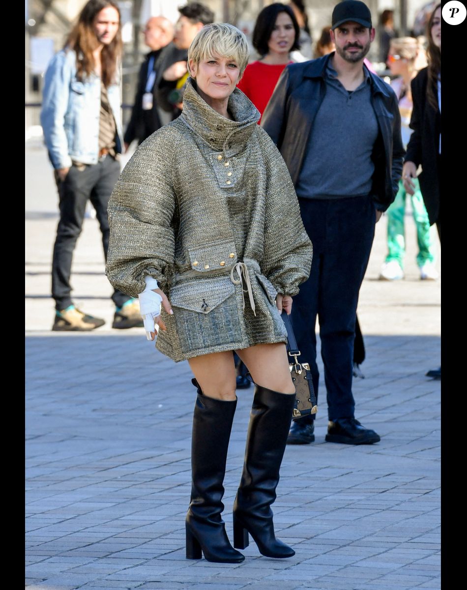 Marina Foïs - Arrivées au défilé Louis Vuitton Collection Femme Prêt-à-porter Printemps/Eté 2023 lors de la Fashion Week de Paris (PFW), France, le 4 octobre 2022. © Veeren-Clovis/Bestimage