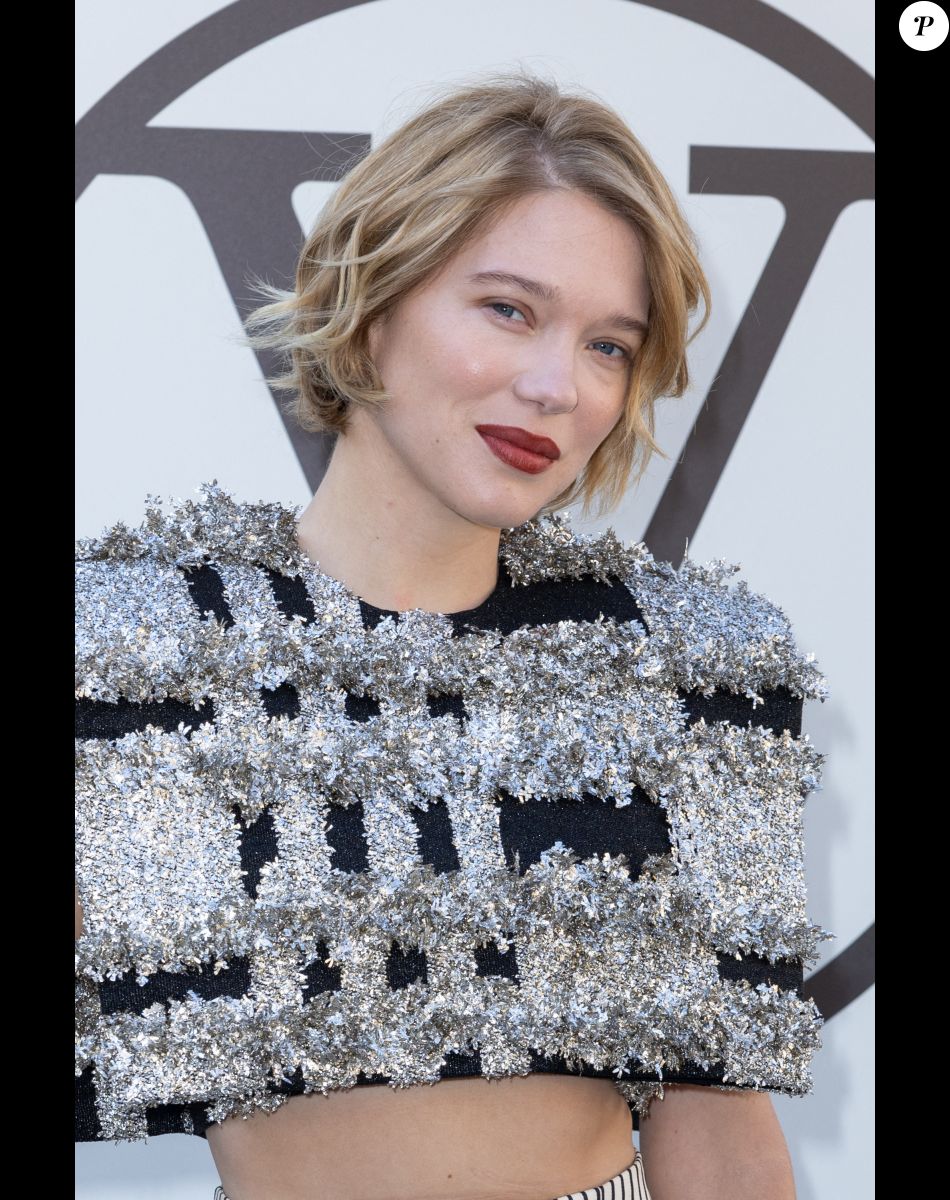 Léa Seydoux - Photocall du défilé Louis Vuitton Collection Femme Prêt-à-porter Printemps/Eté 2023 lors de la Fashion Week de Paris (PFW), France, le 4 octobre 2022. © Olivier Borde/Bertrand Rindoff Petroff/Bestimage