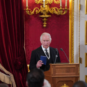 Le roi Charles III d'Angleterre - Personnalités lors de la cérémonie du Conseil d'Accession au palais Saint-James à Londres, pour la proclamation du roi Charles III d'Angleterre. Le 10 septembre 2022