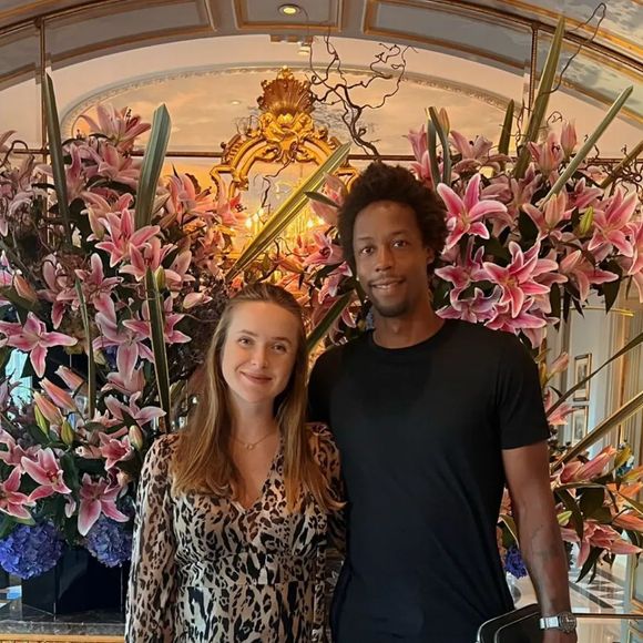Gaël Monfils et sa femme Elina devraient avoir leur première petite fille en octobre. @ Instagram / Gael Monfils