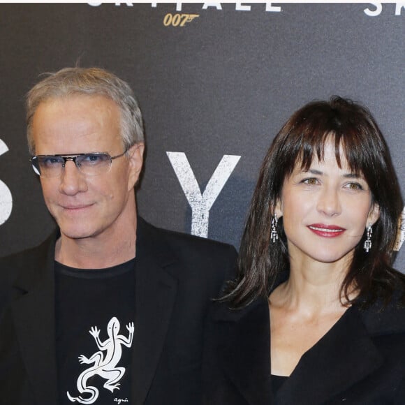 Christophe Lambert, Sophie Marceau - Avant-première du dernier James Bond "Skyfall" à Paris le 24 octobre 2012.