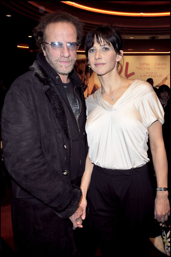 Christophe Lambert et Sophie Marceau - Première du film "Lol" au cinéma Gaumont Marignan à Paris.