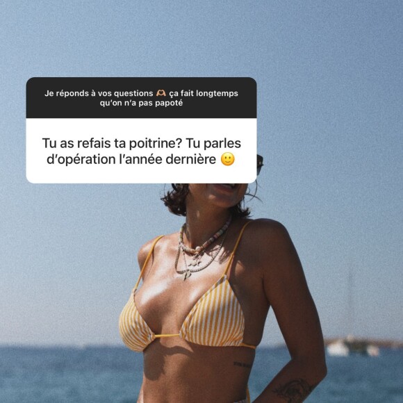 Jade Leboeuf répond à des questions sur l'opération de chirurgie esthétique qu'elle a effectué.