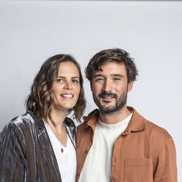 Exclusif - Jeremy Frerot et sa femme Laure Manaudou - Backstage - Enregistrement de l'émission "La Chanson secrète 11" à Paris, diffusée le 24 juin sur TF1. © Cyril Moreau / Bestimage