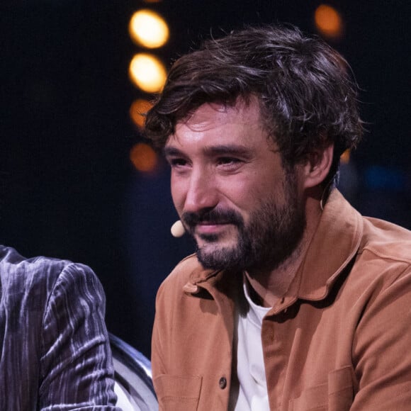 Exclusif - Laure Manaudou et son mari Jérémy Frérot - Enregistrement de l'émission "La Chanson secrète 11" à Paris, diffusée le 24 juin sur TF1. Le 18 janvier 2022 © Cyril Moreau / Bestimage