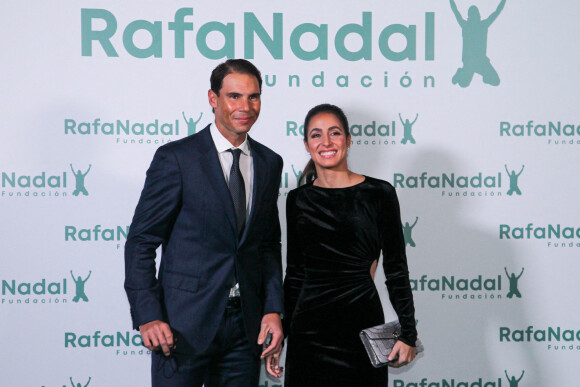 Rafael Nadal, fondateur de Rafa Nadal Foundation et Xisca Perello, directrice générale de Rafa Nadal Foundation - Rafael Nadal fête le 10 ème anniversaire de son association "Rafa Nadal Foundation" au Consulat italien à Madrid.