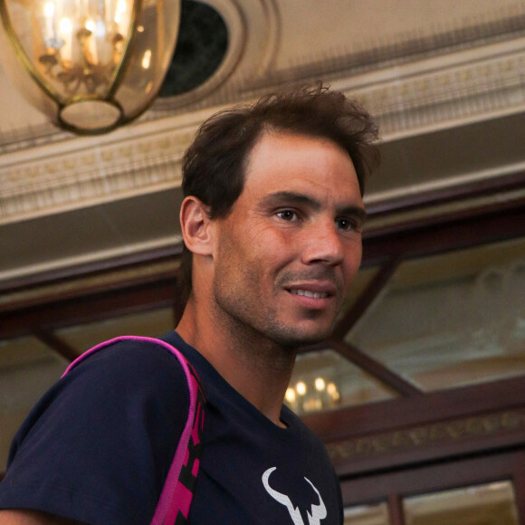 Rafael Nadal au Grand Hôtel à Paris le 2 juin 2022.
