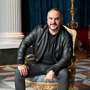 François-Xavier Demaison au photocall du film "Le syndicaliste" à l'hôtel Negresco lors de la 4ème édition du festival Cinéroman à Nice le 9 octobre 2022. © Bruno Bebert / Bestimage 