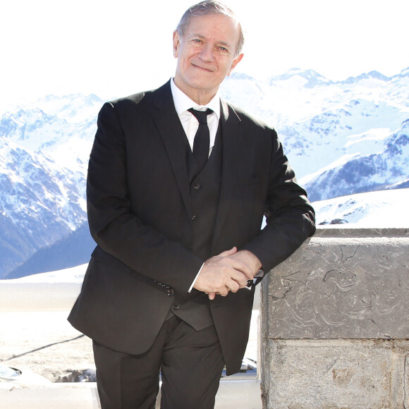 Francis Huster de Meurtres aux îles du Frioul - Photocall lors de la 24ème édition du Festival des Créations TV de Luchon. Le 9 février 2022 © Christophe Aubert via Bestimage