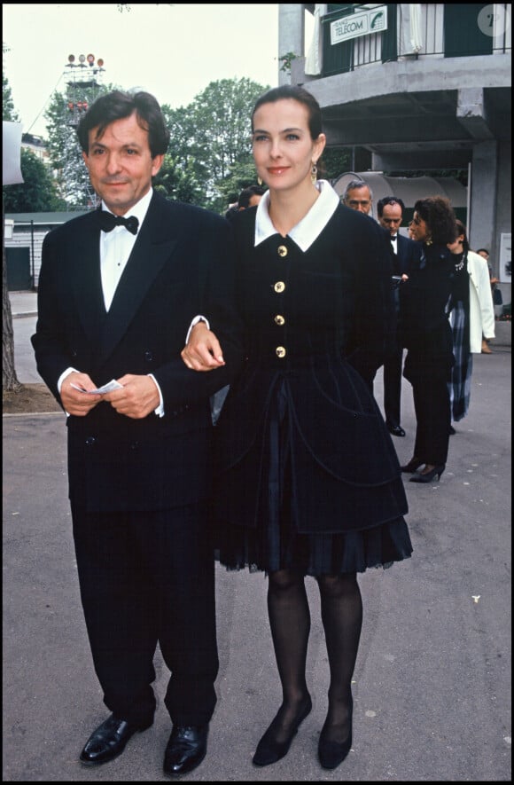Carole Bouquet et son mari Jacques Leibowitch en 1991.
