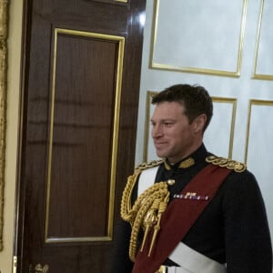 Le roi Charles III d'Angleterre reçoit la première ministre du Royaume Uni en audience au palais de Buckingham à Londres le 12 octobre 2022.