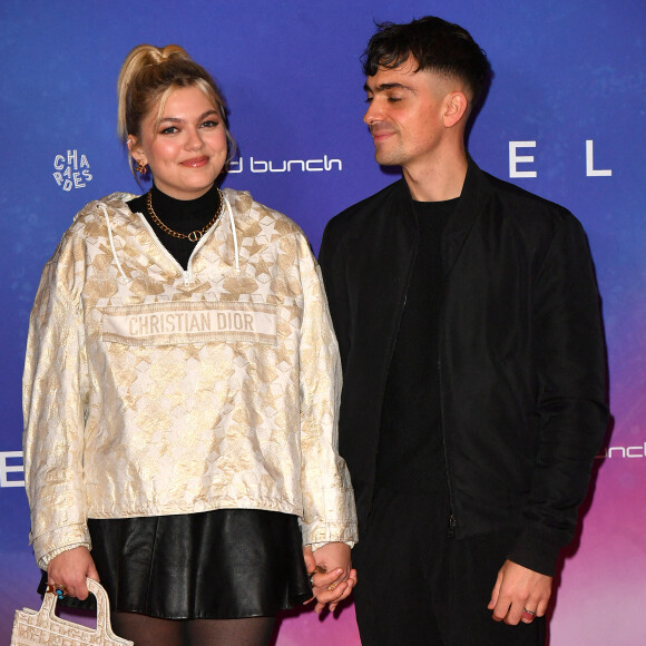 Louane et son compagnon Florian Rossi - Avant -première de "Belle" film animé japonais au Grand Rex à Paris le 6 décembre 2021 . © Veeren / Bestimage 
