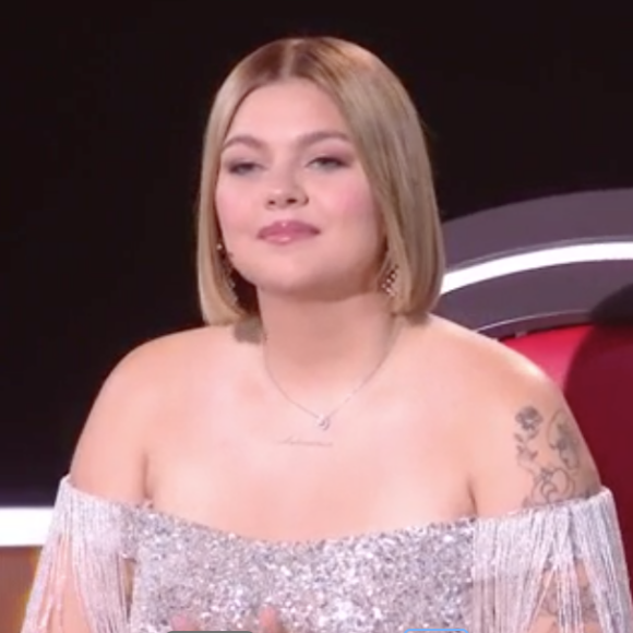 Louane dans l'émission "The Voice Kids".