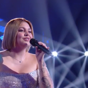Louane dans l'émission "The Voice Kids".