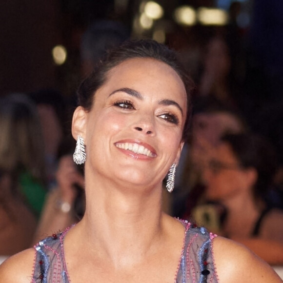 Bérénice Bejo arrive à la projection du film "Coupez" lors de la 17ème édition du Festival International du Film de Rome, Italie, le 14 octobre 2022.