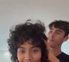 Vaimalama Chaves dévoile sa nouvelle coiffure à son compagnon Nicolas Fleury. Instagram. Le 15 octobre 2022.