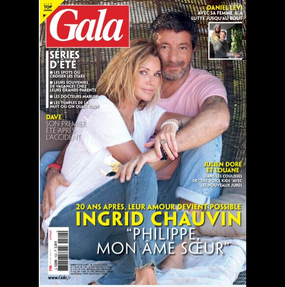Ingrid Chauvin et Philippe Warrin en couverture de "Gala", édition du 11 août 2022