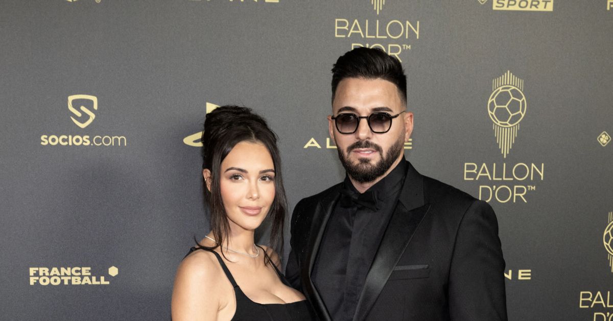 Nabilla Benattia et Thomas Vergara à la 66ème cérémonie du Ballon d'Or