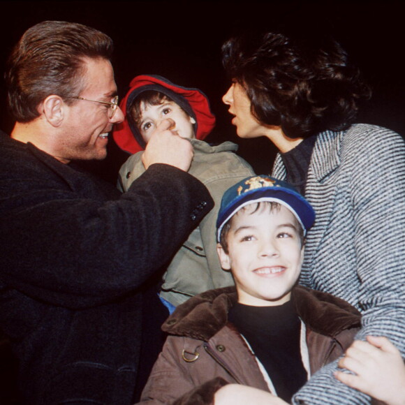 Jean-Claude Van Damme, Gladys, Bianca et Kristopher à Bruxelles