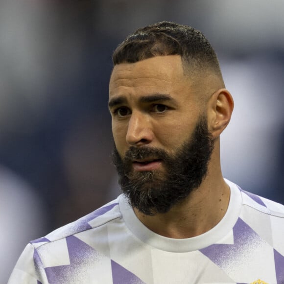 Karim Benzema - Match entre le Real Madrid contre le FC Barcelone à Madrid la veille de la 66ème cérémonie du Ballon d'or le 16 octobre 2022.