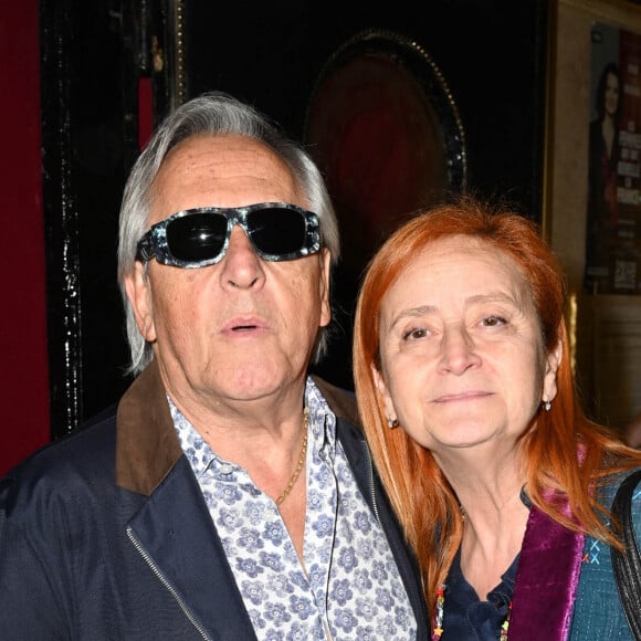 Gilbert Montagné avec sa femme Nikole - Générale de la pièce "Ces Femmes qui ont réveillé la France" au théâtre Gaité Montparnasse à Paris le 20 septembre 2021. © Coadic Guirec/Bestimage.