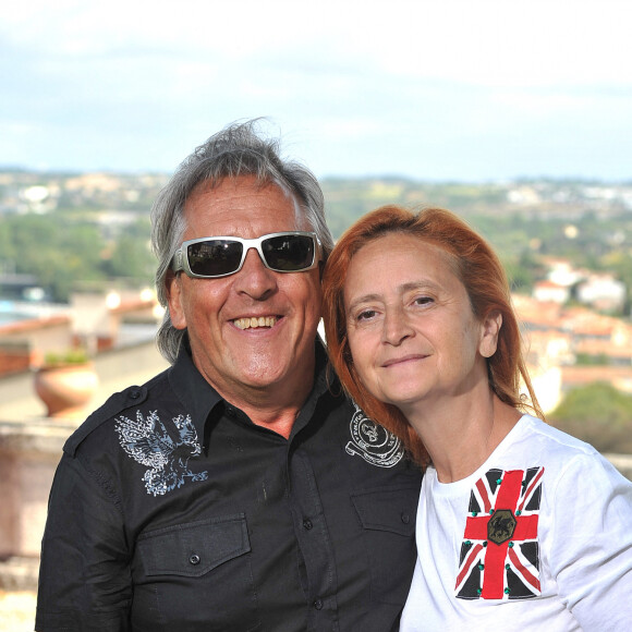 Gilbert Montagné et sa femme Nikole. © Guillaume Gaffiot /Bestimage.