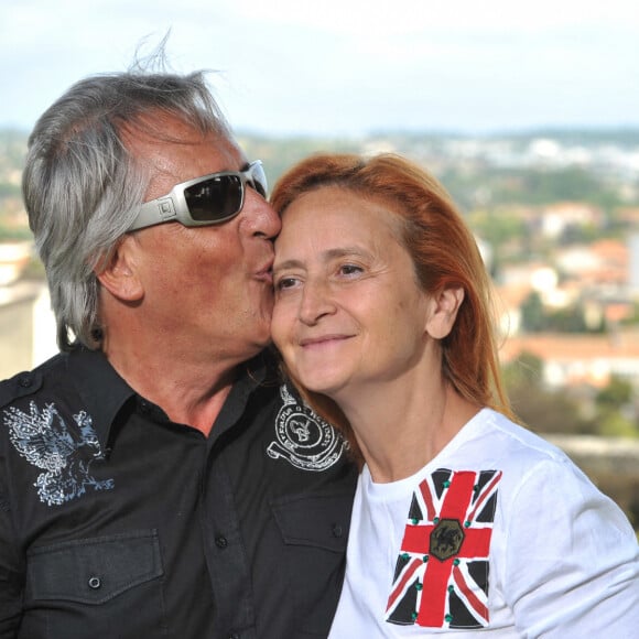 Gilbert Montagné et sa femme Nikole. © Guillaume Gaffiot /Bestimage.