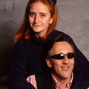 Gilbert Montagné et sa femme Nikole en 1997
