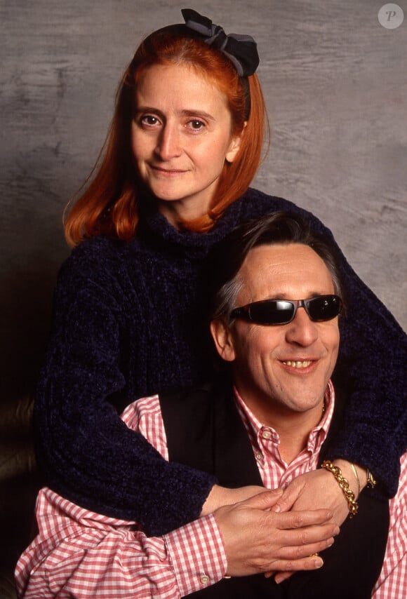 Gilbert Montagné et sa femme Nikole en 1997