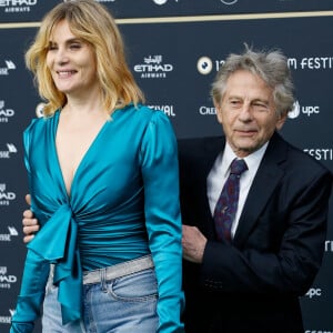 Roman Polanski et sa femme Emmanuelle Seigner - Avant-première du film "Based on a True Story" lors du festival du film de Zurich, le 2 octobre 2017.