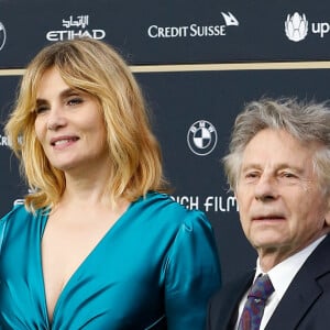 Roman Polanski et sa femme Emmanuelle Seigner - Avant-première du film "Based on a True Story" lors du festival du film de Zurich, le 2 octobre 2017.