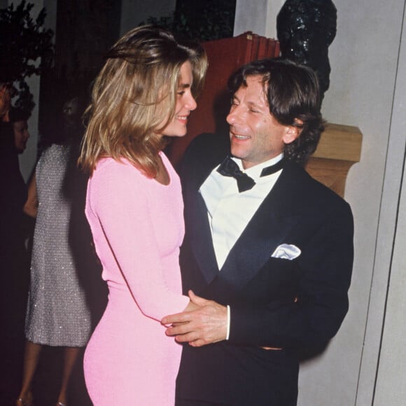 Roman Polanski et Emmanuelle Seigner en 1988