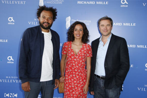 Fabrice Eboué, Amelle Chahbi, Guillaume de Tonquédec du film Coexister - 10ème Festival du Film Francophone d'Angoulême. Christophe Aubert via Bestimage