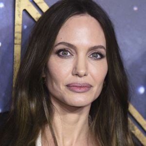 Angelina Jolie au photocall de la première du film Les Eternels (Eternals) au cinéma BFI Imax de Londres le 27 octobre 2021. © Future-Image via ZUMA Press / Bestimage